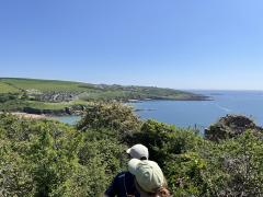 Looking down towards Bovisand Bay